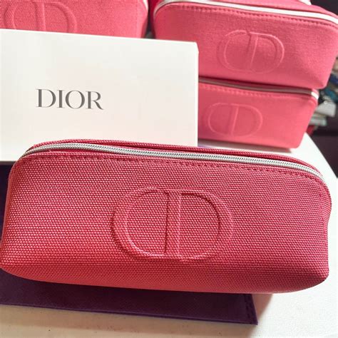 scatole dior|21x21x8 AUTHENTIC DIOR BEAUTY CASE TROUSSE POUCH .